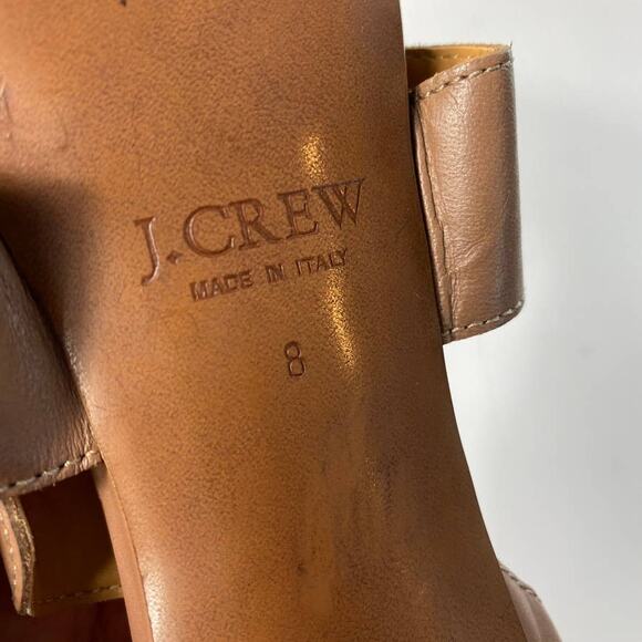COPY - Women's J. Crew Menara High Heel Strappy Sandals Taupe Brown High Heels … - Picture 10 of 11
